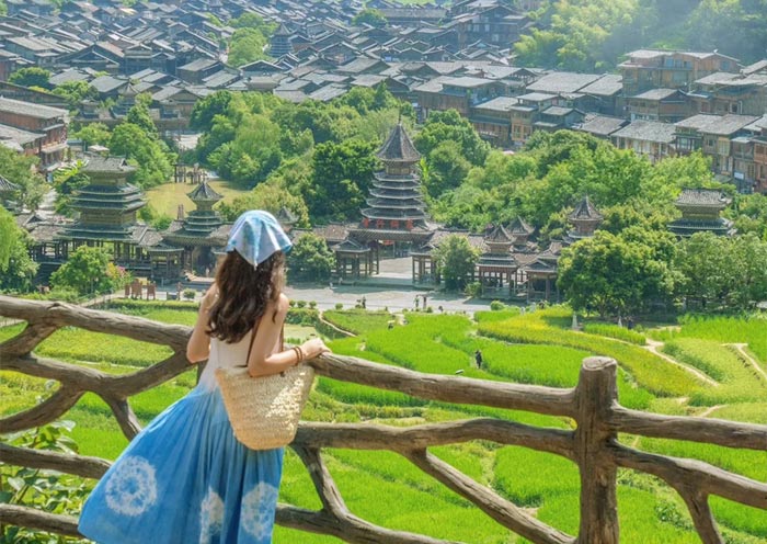Zhaoxing Dong Village Panoramic Observation Deck
