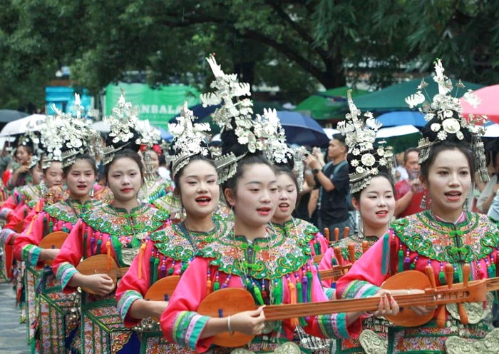 Zhaoxing Dong Village Liuyueliu Festival