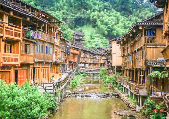 Stream in Zhaoxing Dong Village