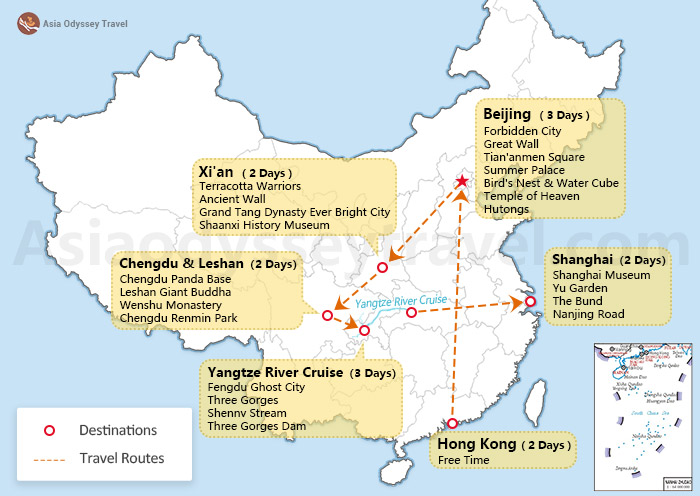 City Trip with Yangtze River Cruise