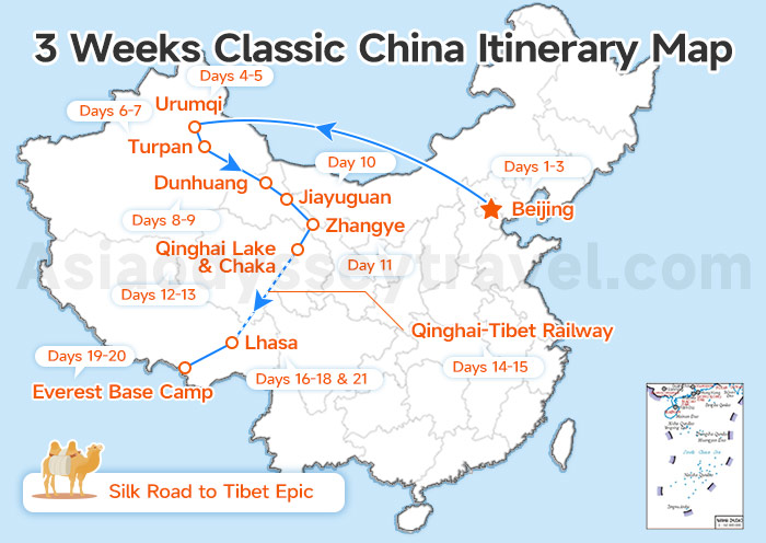 3 Weeks China Silk Road Itinerary