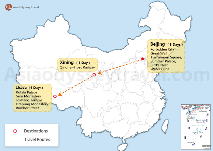 Beijing - Xining - Tibet