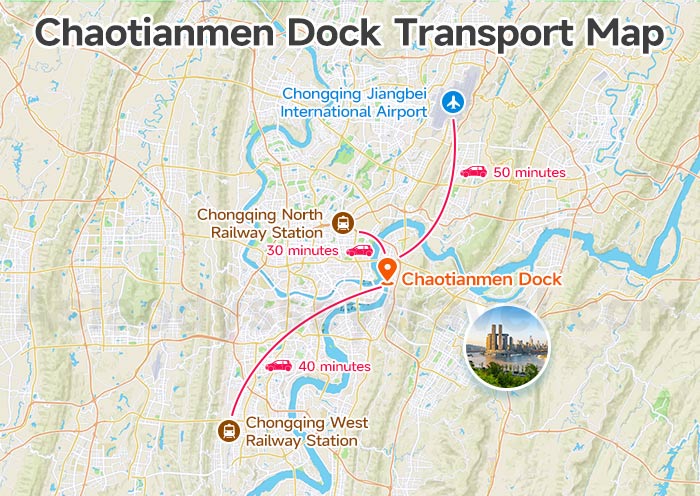 How to Get to Chongqing Port on a Map
