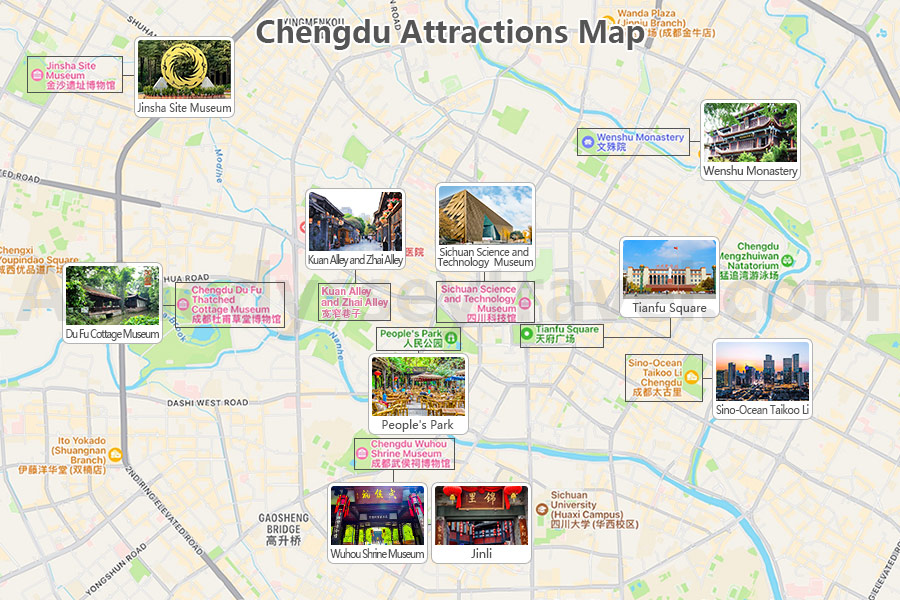 Chengdu Map