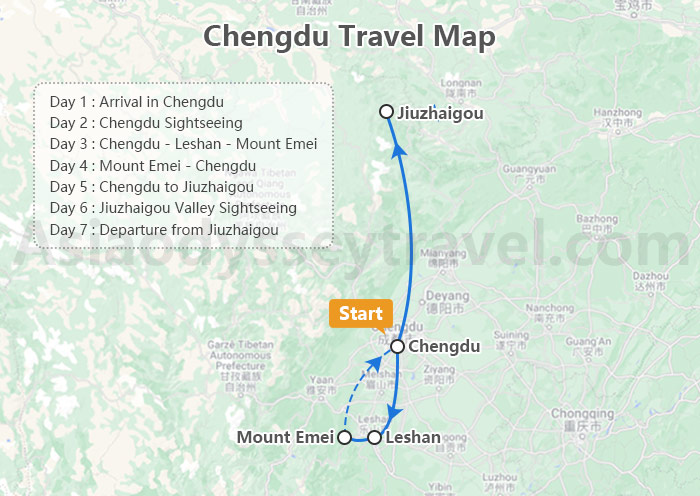 Chengdu Map