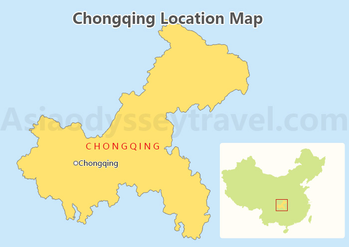 Chongqing Location Map