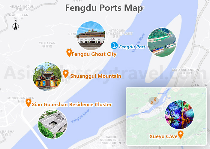 Yangtze River Ports Map