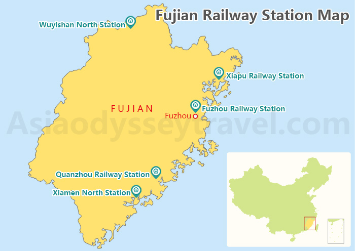 Fujian Map