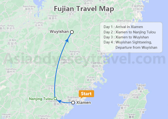 Fujian Map