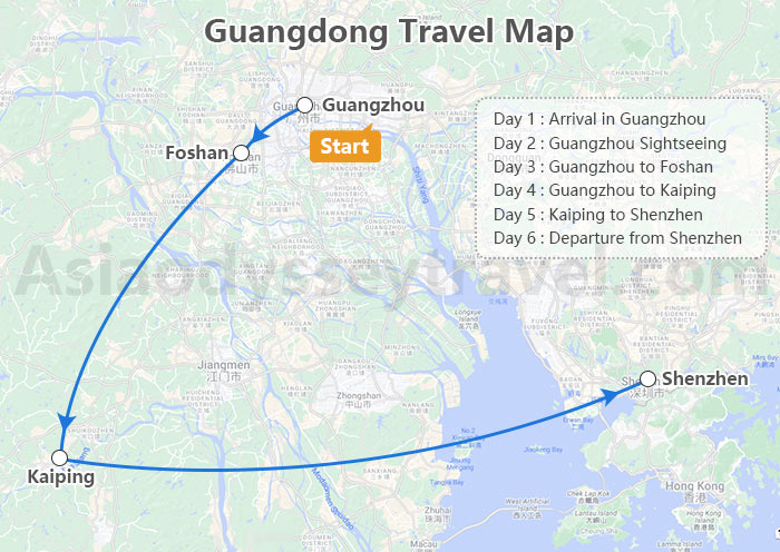 Guangdong Map