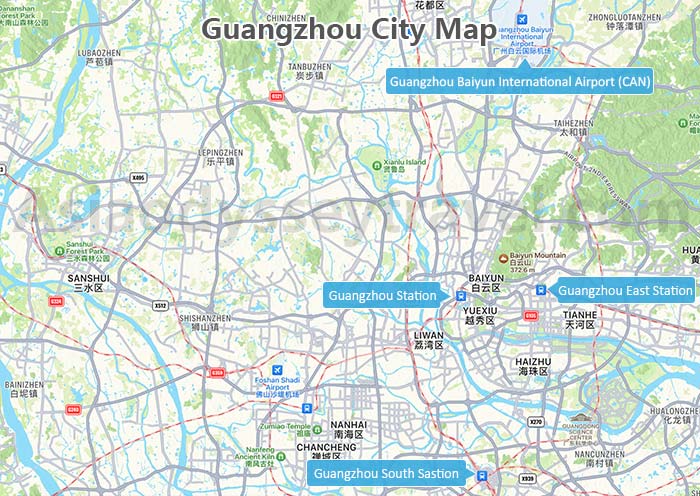 Guangzhou Map