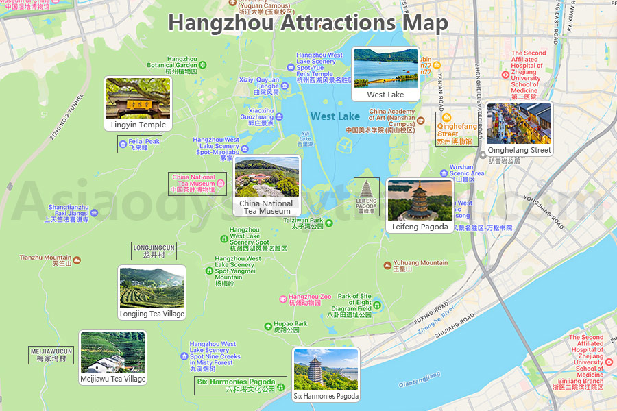 Hangzhou Map