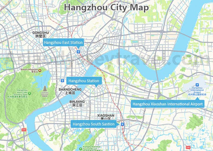 Hangzhou Map