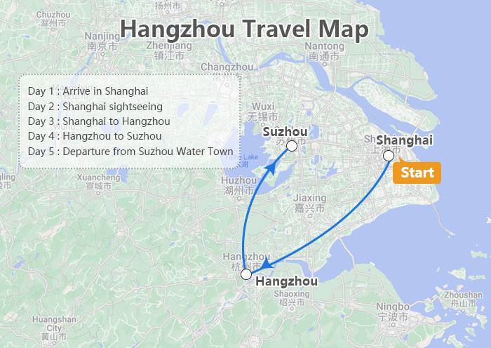 Hangzhou Map