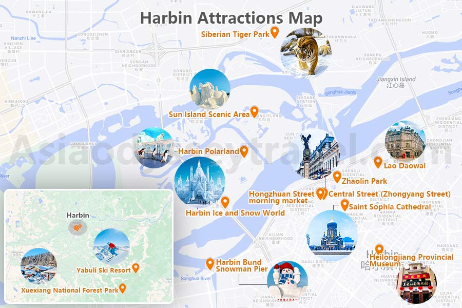 Harbin Map