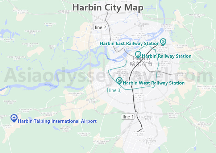 Harbin Map