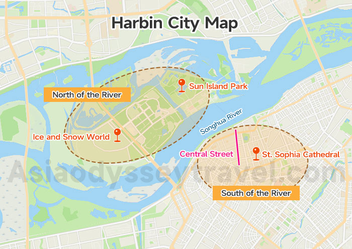 Harbin Map