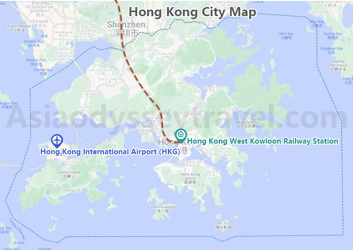 Hong Kong Map