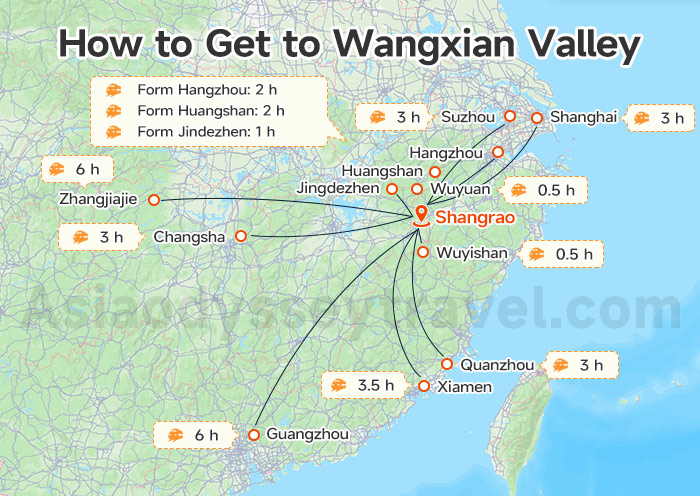 Wangxian Valley Map