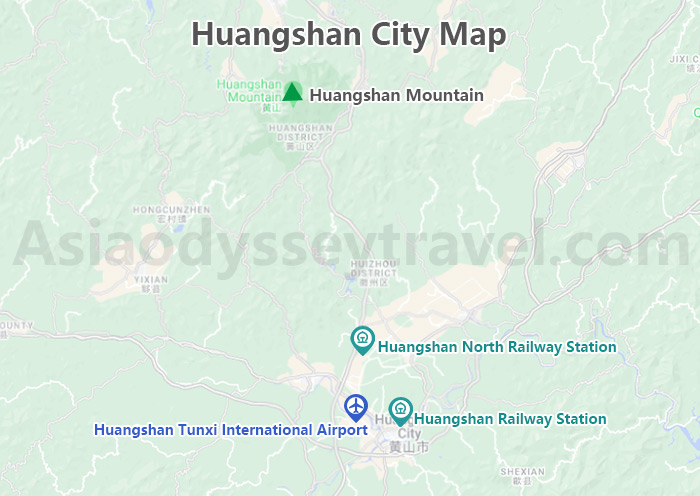 Huangshan Map