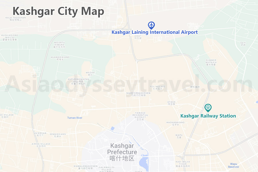 Kashgar Map
