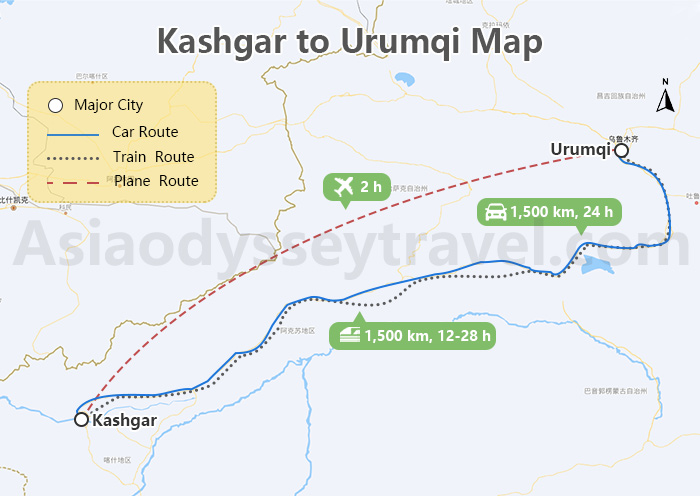 Kashgar Map