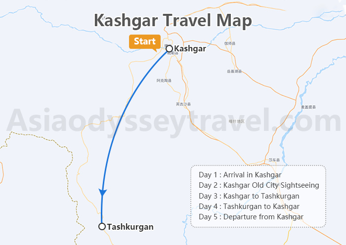 Kashgar Map