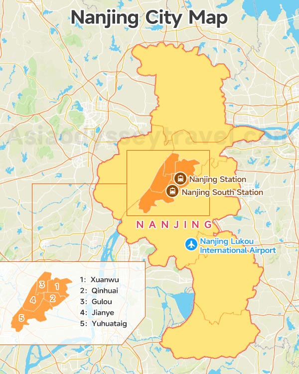 Nanjing City Map