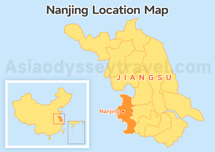Nanjing Location Map