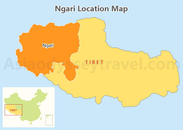 Ngari Location Map