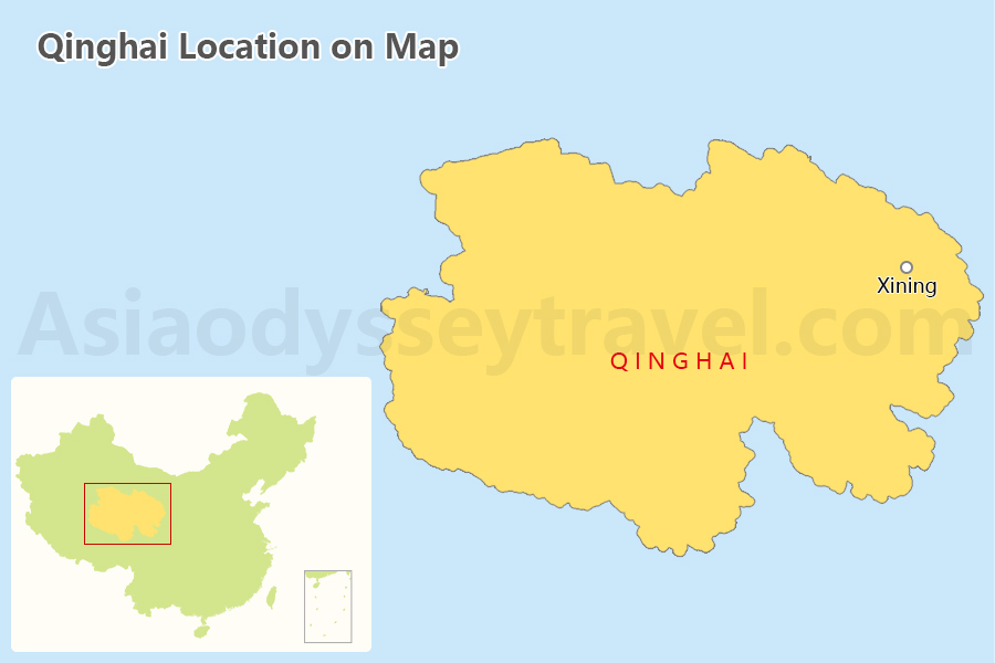 Qinghai Map