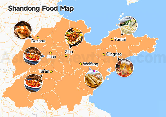 Shandong Food Map