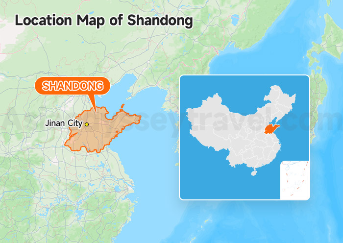 Shandong China Map