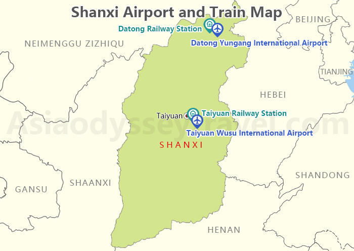 Shanxi Map