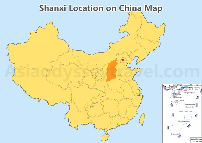 Shanxi Map