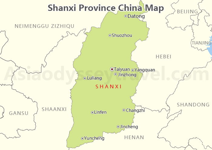 Shanxi Map