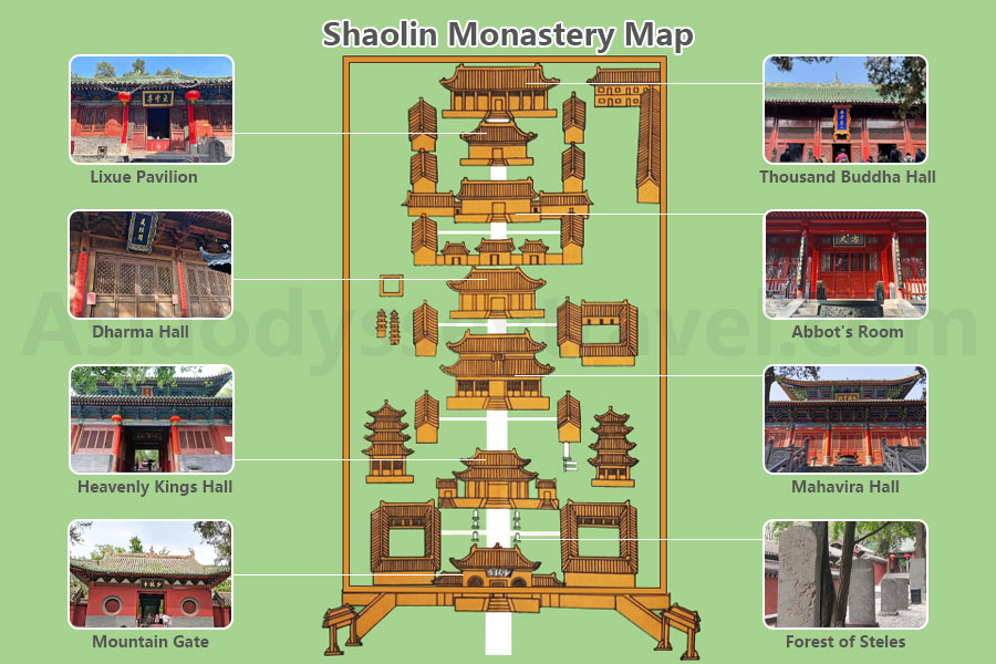 Shaolin Temple Map