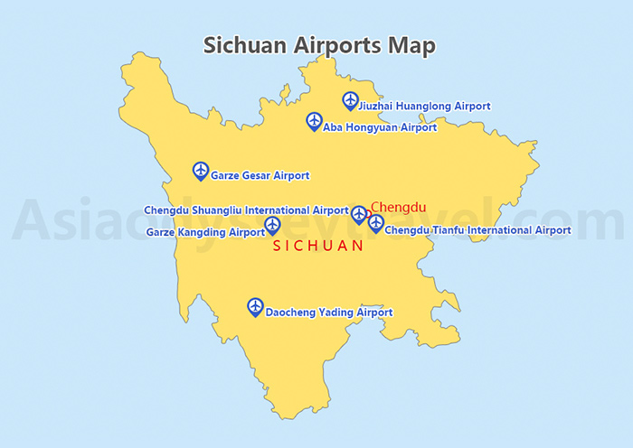 Sichuan Map