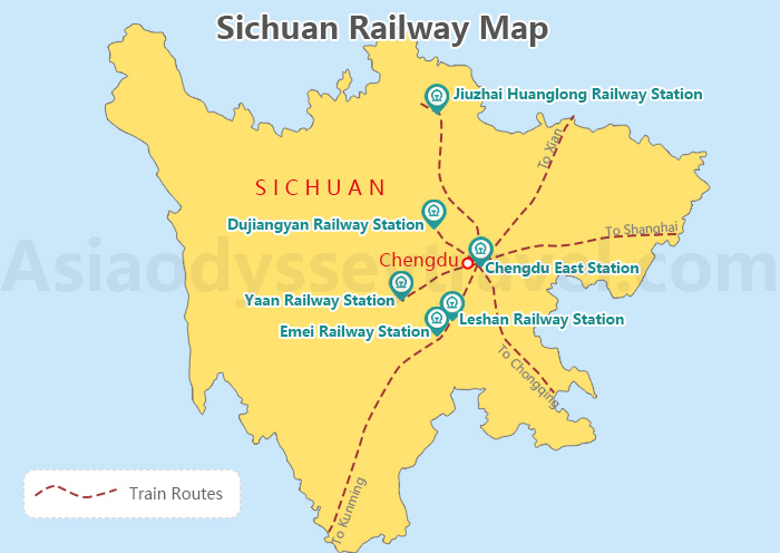 Sichuan Map