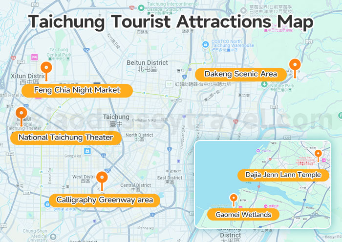 Taichung Map