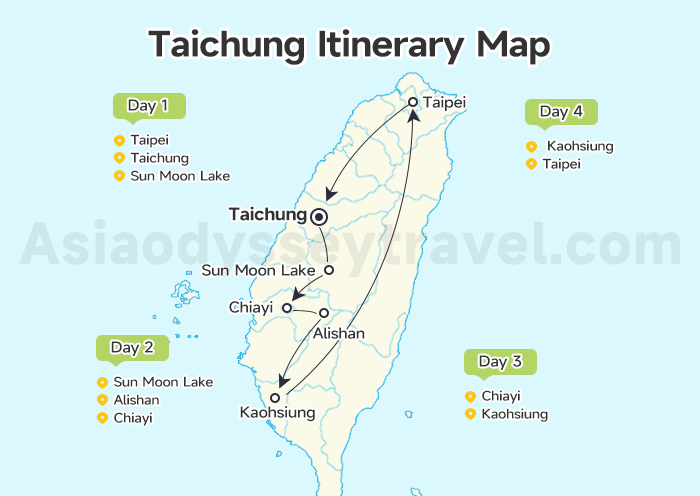 Taichung Map