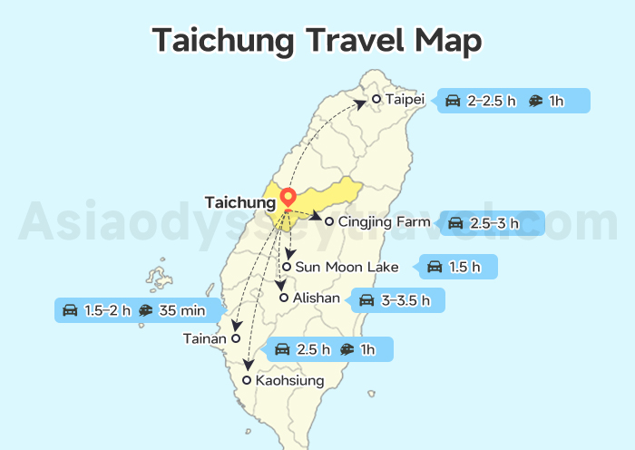 Taichung Map