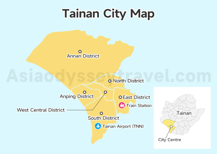 Tainan City Map