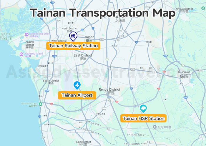 Tainan Transportation Map