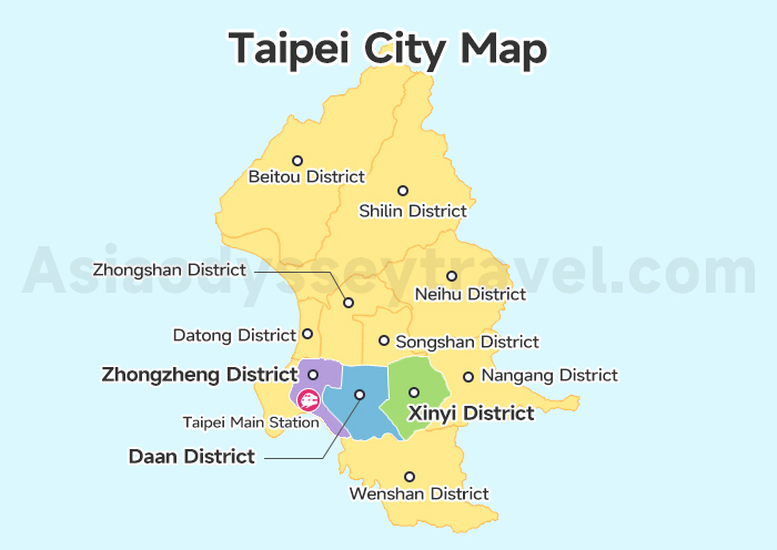 Taipei City Map