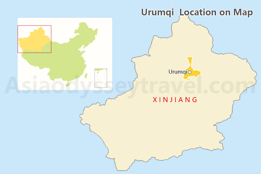 Urumqi Map