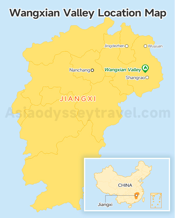 Wangxian Valley Map