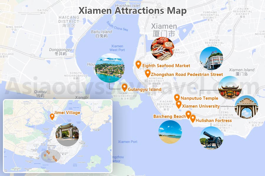 Xiamen Map