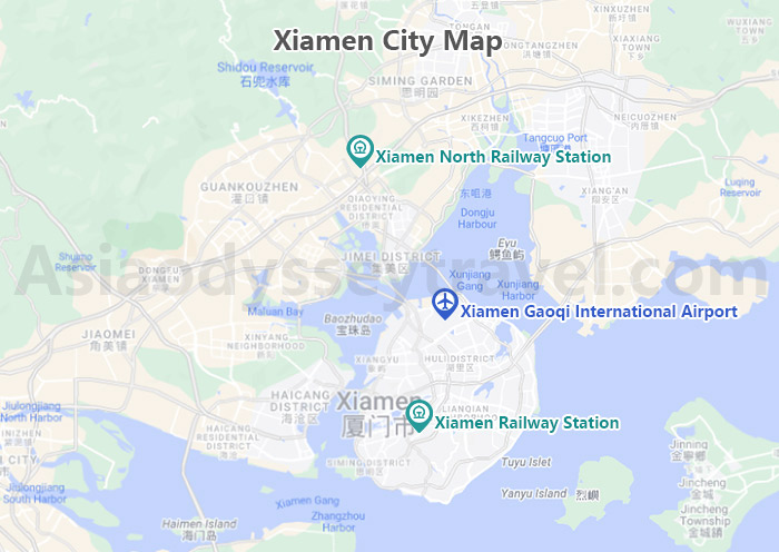 Xiamen Map