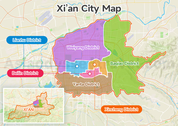 Xi’an City Map